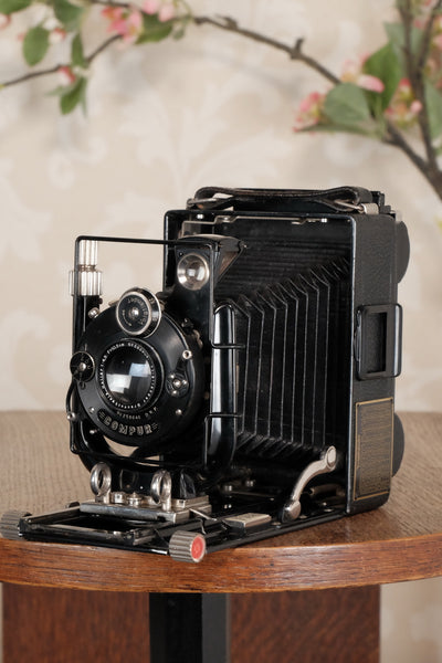 Superb! 1930 Voigtlander Bergheil Camera with Heliar lens! Freshly serviced, CLA'd! - Voigtlander- Petrakla Classic Cameras