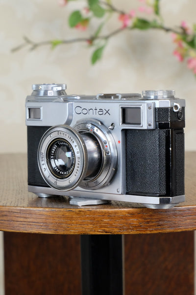 Excellent! 1938 Zeiss Ikon Contax II, CLA'd, Freshly Serviced! - Zeiss-Ikon- Petrakla Classic Cameras