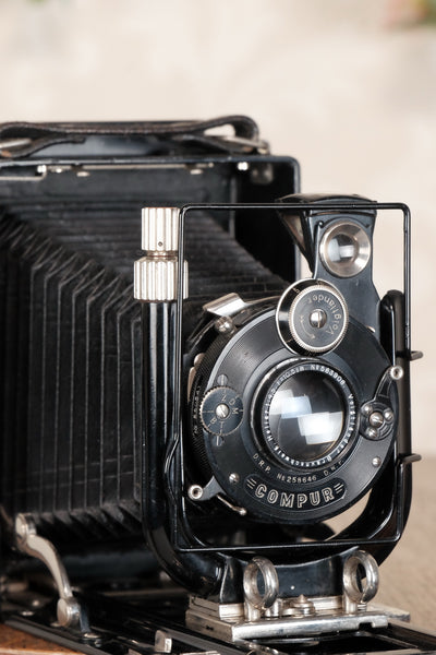 Superb! 1930 Voigtlander Bergheil Camera with Heliar lens! Freshly serviced, CLA'd! - Voigtlander- Petrakla Classic Cameras
