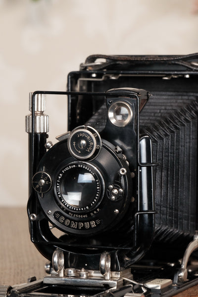 Superb! 1930 Voigtlander Bergheil Camera with Heliar lens! Freshly serviced, CLA'd! - Voigtlander- Petrakla Classic Cameras