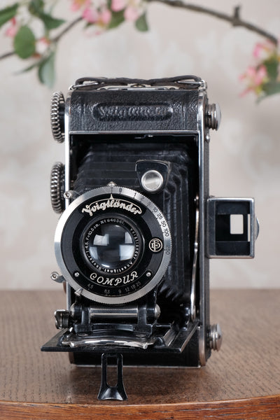 1935 Voigtlander Inos II 6x9 Folder. CLA’d, Freshly Serviced!