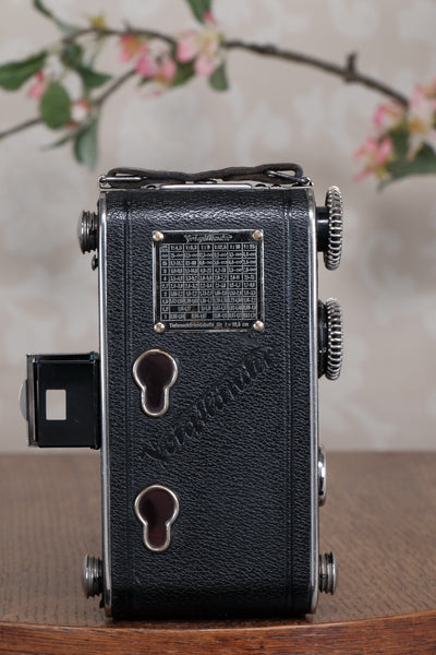 1935 Voigtlander Inos II 6x9 Folder. CLA’d, Freshly Serviced!