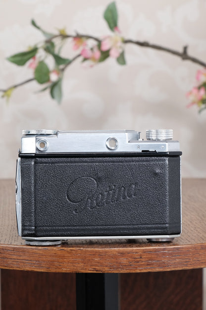1938 Kodak Retina II, prewar Coupled Rangefinder camera. CLA'd, Freshly Serviced!