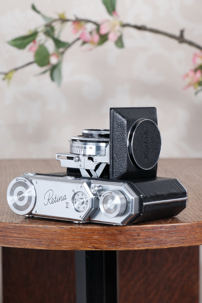 1938 Kodak Retina II, prewar Coupled Rangefinder camera. CLA'd, Freshly Serviced!