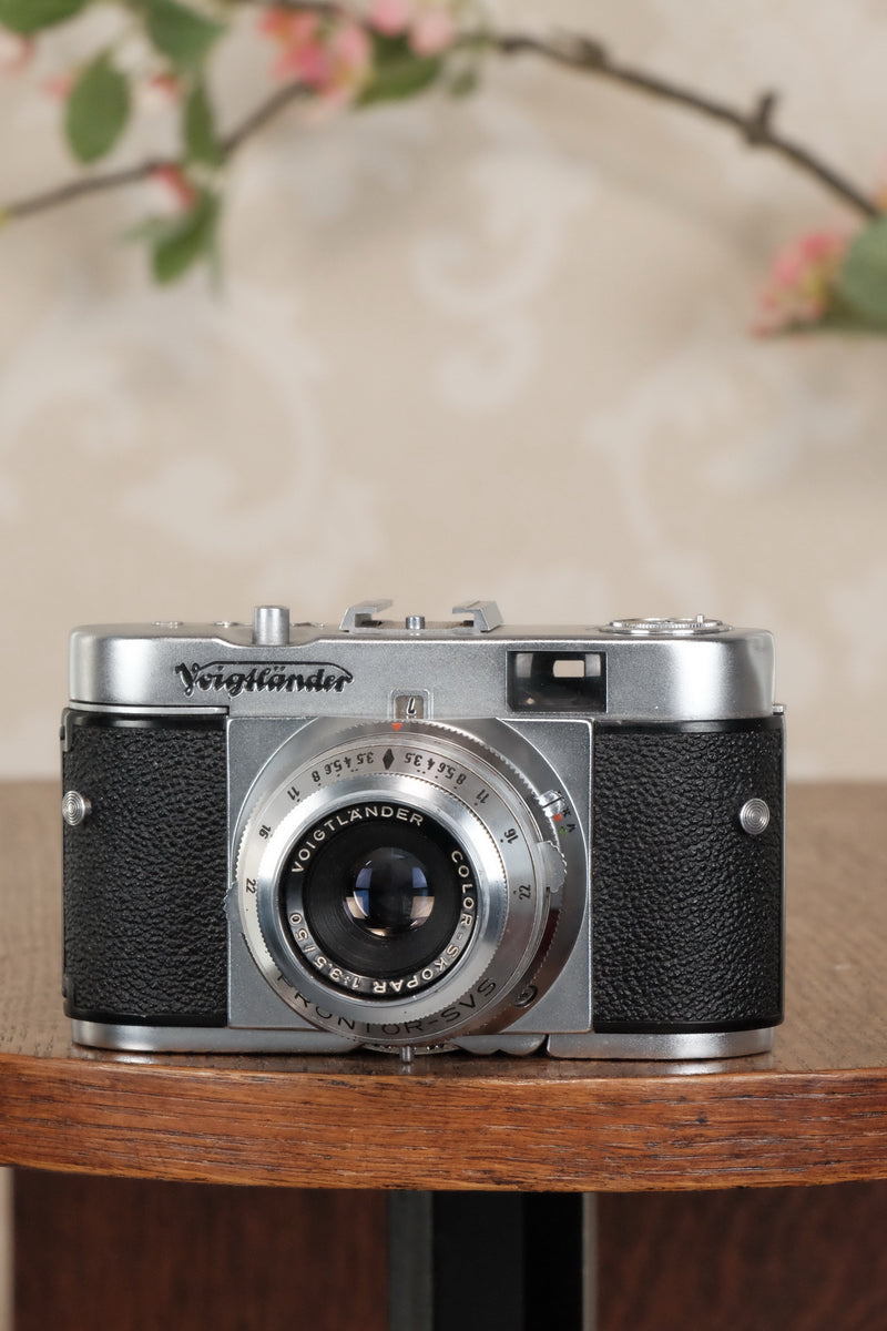 1950’s Voigtlander 35mm Vito B, CLA'd, Freshly Serviced! - Voigtlander- Petrakla Classic Cameras