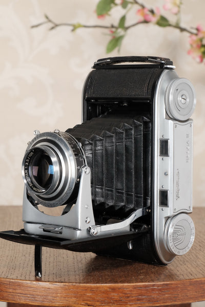 Superb! 1952 Voigtlander 6x9 Bessa II with Color-Skopar lens, Freshly serviced, CLA'd - Voigtlander- Petrakla Classic Cameras