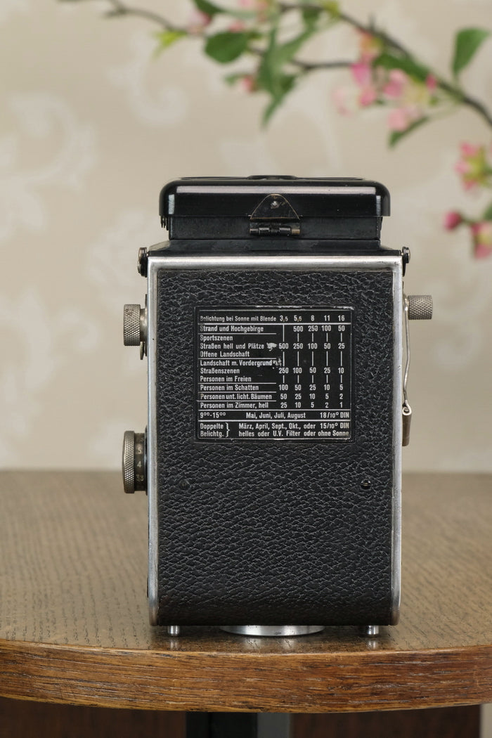 1933 Old Standard Rolleiflex, Freshly Serviced, CLA’d - Frank & Heidecke- Petrakla Classic Cameras
