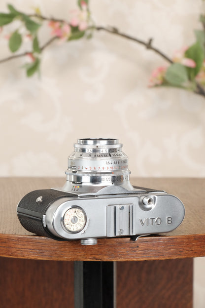 1950’s Voigtlander 35mm Vito B, CLA'd, Freshly Serviced! - Voigtlander- Petrakla Classic Cameras
