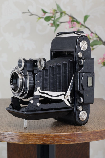 Superb! 1936 6x9 Super Ikonta with Tessar Lens, Freshly serviced ,CLA'd - Zeiss-Ikon- Petrakla Classic Cameras