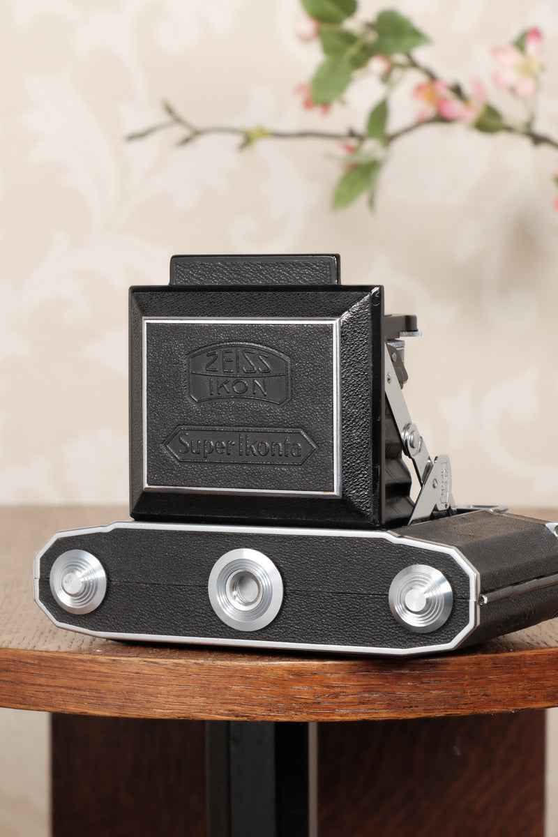 Superb! 1936 Zeiss Ikon Super Ikonta 6x6, Tessar lens, Freshly Serviced! CLA'd - Zeiss-Ikon- Petrakla Classic Cameras
