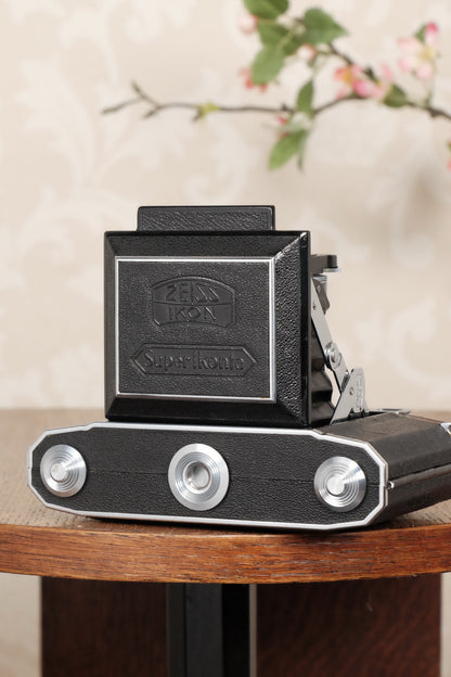 Superb! 1936 Zeiss Ikon Super Ikonta 6x6, Tessar lens, Freshly Serviced! CLA'd - Zeiss-Ikon- Petrakla Classic Cameras