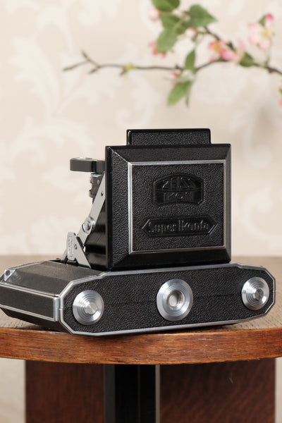 Superb! 1936 Zeiss Ikon Super Ikonta 6x6, Tessar lens, Freshly Serviced! CLA'd - Zeiss-Ikon- Petrakla Classic Cameras