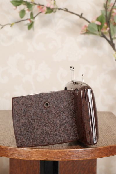SUPERB! Rare 1934 Ebner 6x9 Brown Bakelite Art Deco Camera. Freshly serviced , CLA‘d - Ebner- Petrakla Classic Cameras