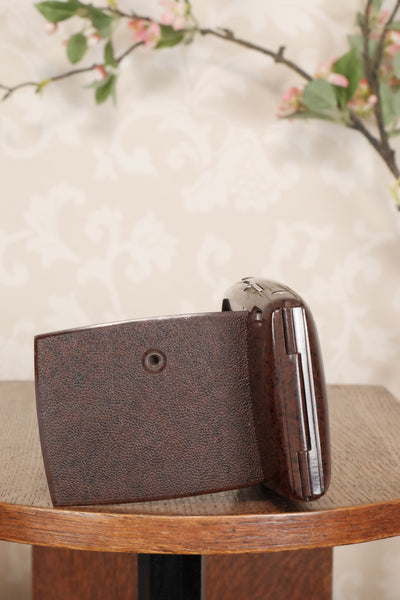 SUPERB! Rare 1934 Ebner 6x9 Brown Bakelite Art Deco Camera. Freshly serviced , CLA‘d - Ebner- Petrakla Classic Cameras