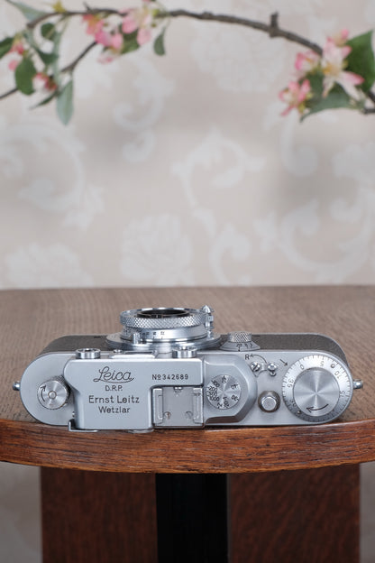 1939 Leitz Leica IIIa, Freshly Serviced, CLA'd