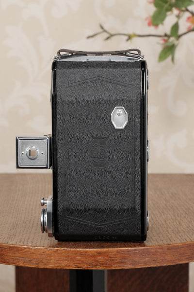Superb! 1949 Zeiss-Ikon Ikonta 6x9 Folding Camera, Tessar lens, CLA'd, Freshly Serviced! - Zeiss-Ikon- Petrakla Classic Cameras