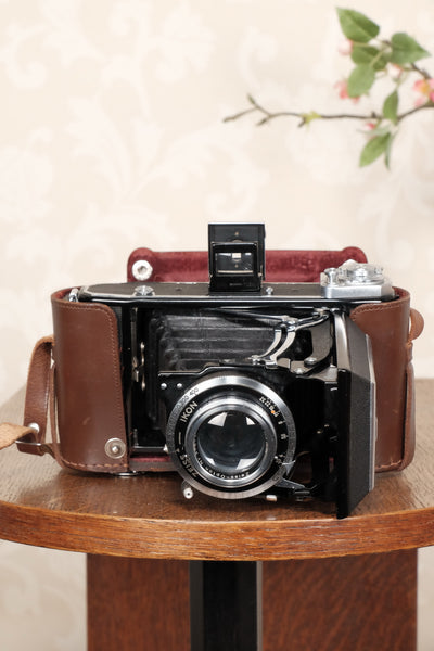 Superb! 1949 Zeiss-Ikon Ikonta 6x9 Folding Camera, Tessar lens, CLA'd, Freshly Serviced! - Zeiss-Ikon- Petrakla Classic Cameras
