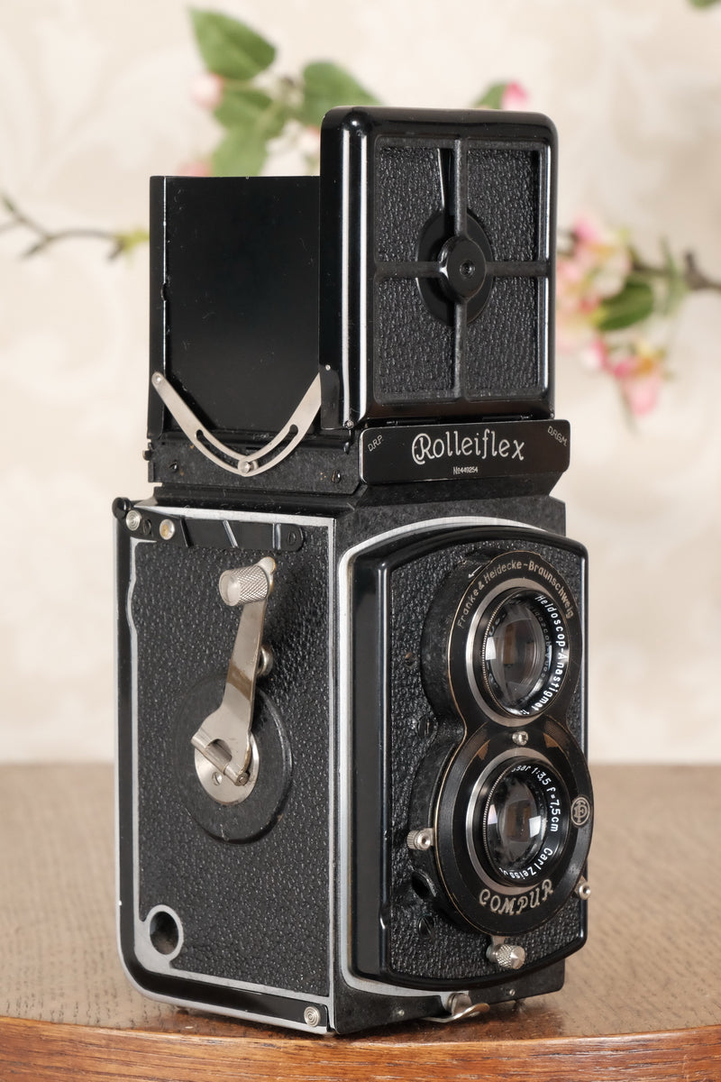 1936 Old Standard Rolleiflex, Freshly Serviced, CLA’d - Frank & Heidecke- Petrakla Classic Cameras