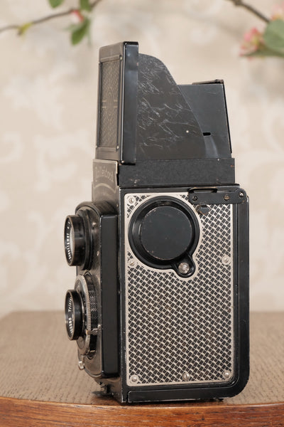 1935 Art-Deco Nickel-plated Rolleicord CLA’d, Freshley Serviced! - Frank & Heidecke- Petrakla Classic Cameras