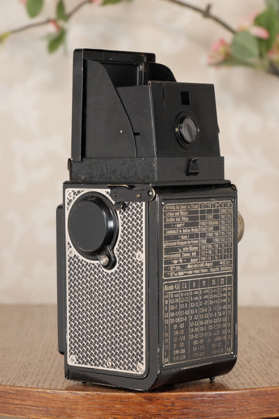 1935 Art-Deco Nickel-plated Rolleicord CLA’d, Freshley Serviced! - Frank & Heidecke- Petrakla Classic Cameras