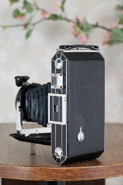 1935 Art Deco Kodak 6x9 camera, Freshly Serviced, CLA’d - Zeiss-Ikon- Petrakla Classic Cameras
