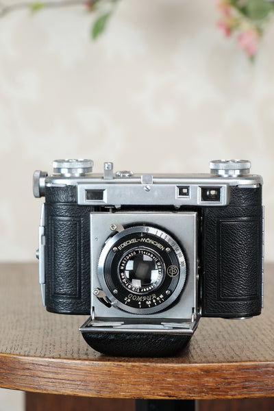 1938 Certo Super Dollina, 35mm coupled rangefinder camera with case, CLA'd, Freshly Serviced! - Certo- Petrakla Classic Cameras