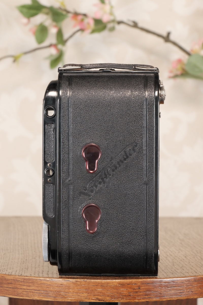 1935 Voigtlander Bessa Rangefinder with HELIAR LENS! 6x9. Freshly Serviced, CLA'd. - Voigtlander- Petrakla Classic Cameras