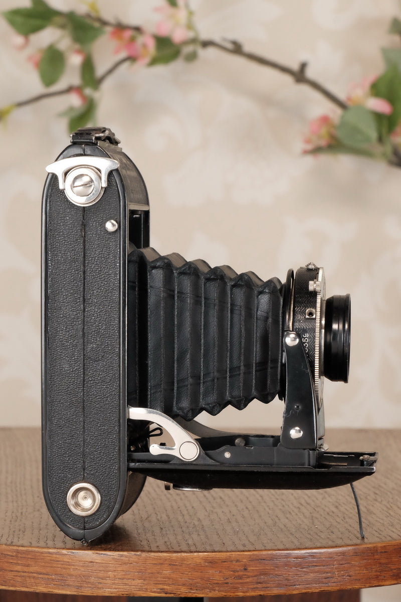 1935 Voigtlander Bessa Rangefinder with HELIAR LENS! 6x9. Freshly Serv ...