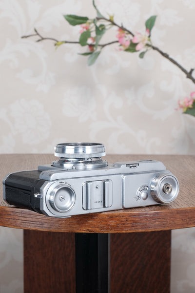 Superb! 1939 Zeiss Ikon Contax II Body and 50mm Zeiss Sonnar lens, CLA'd, Freshly Serviced!