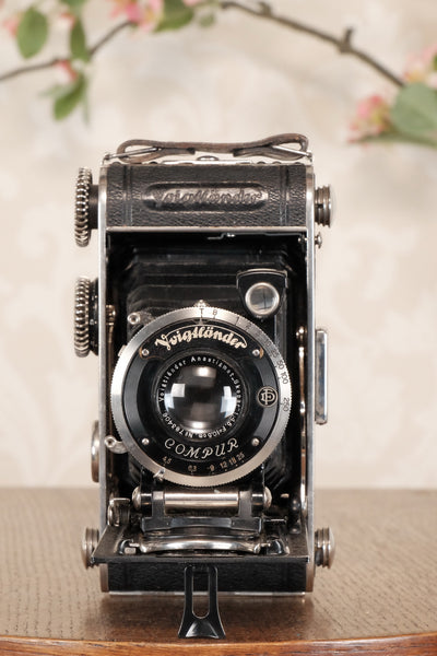 1934 Voigtlander Inos II 6x9 Folder, CLA’d, Freshly Serviced! - Voigtlander- Petrakla Classic Cameras