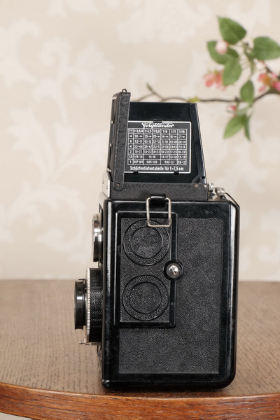 1939 Voigtlander Brillant 6x6 TLR, CLA'd, Freshly Serviced! - Voigtlander- Petrakla Classic Cameras