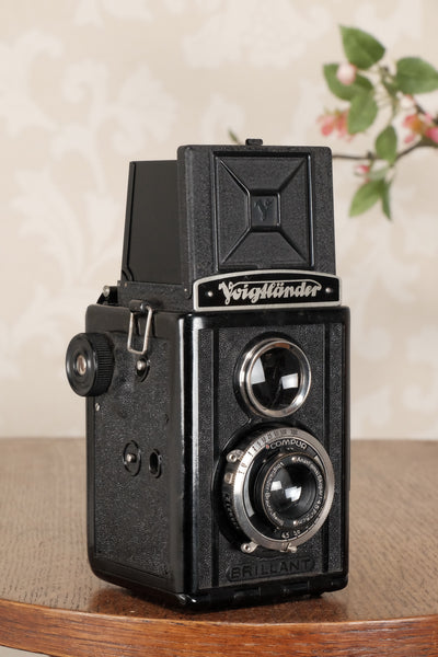 1939 Voigtlander Brillant 6x6 TLR, CLA'd, Freshly Serviced! - Voigtlander- Petrakla Classic Cameras