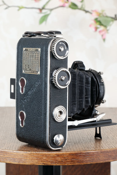 1935 Voigtlander Inos II 6x9 Folder. CLA’d, Freshly Serviced! - Voigtlander- Petrakla Classic Cameras
