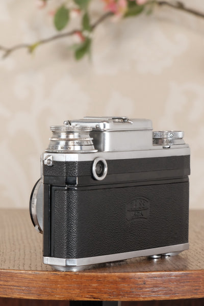 1940 Zeiss Ikon Contax with a 1.5/50mm T coated Sonnar. CLA'd, Freshly Serviced! - Zeiss-Ikon- Petrakla Classic Cameras