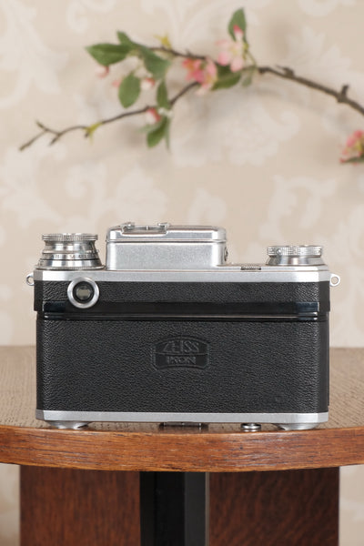 1940 Zeiss Ikon Contax with a 1.5/50mm T coated Sonnar. CLA'd, Freshly Serviced! - Zeiss-Ikon- Petrakla Classic Cameras