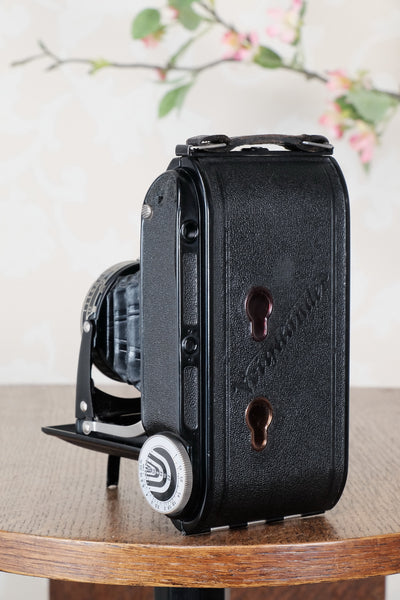 1935 Voigtlander Bessa Rangefinder with HELIAR LENS! 6x9, Freshly Serviced, CLA'd. - Voigtlander- Petrakla Classic Cameras