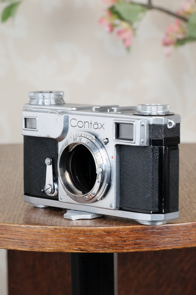 1939 Zeiss Ikon Contax II Body, CLA'd, Freshly Serviced! - Zeiss-Ikon- Petrakla Classic Cameras