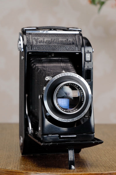 Stunning! 1947 Voigtlander 6x9 Bessa Rangefinder with Color-Heliar lens. Freshly Serviced! - Voigtlander- Petrakla Classic Cameras
