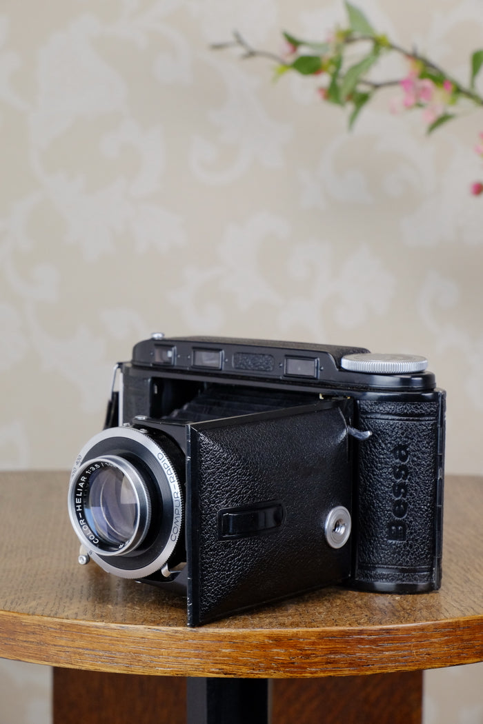 Stunning! 1947 Voigtlander 6x9 Bessa Rangefinder with Color-Heliar lens. Freshly Serviced! - Voigtlander- Petrakla Classic Cameras