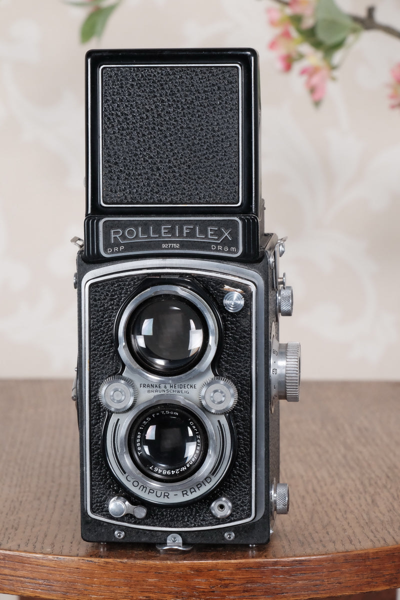 SUPERB! 1939 Rolleiflex Automat, Freshly Serviced, CLA’d - Frank & Heidecke- Petrakla Classic Cameras