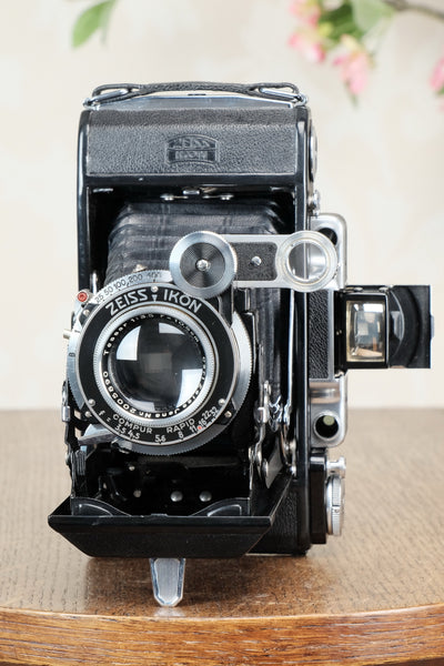 SUPERB! 1937 Zeiss Ikon Super Ikonta 6x9, Tessar lens, CLA'd, FRESHLY SERVICED! - Zeiss-Ikon- Petrakla Classic Cameras