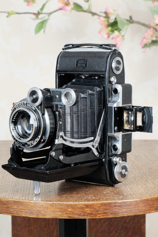 SUPERB! 1937 Zeiss Ikon Super Ikonta 6x9, Tessar lens, CLA'd, FRESHLY SERVICED! - Zeiss-Ikon- Petrakla Classic Cameras