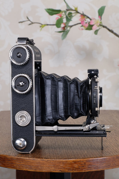 Superb! 1934 Voigtlander Inos II 6x9 Folder, CLA’d, Freshly Serviced!