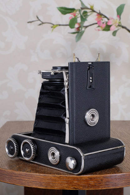 Superb! 1934 Voigtlander Inos II 6x9 Folder, CLA’d, Freshly Serviced!