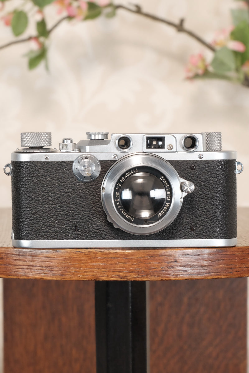 SUPERB! 1937 Leitz Leica IIIa, Freshly Serviced. CLA’d, Freshly Serviced! - Leitz- Petrakla Classic Cameras