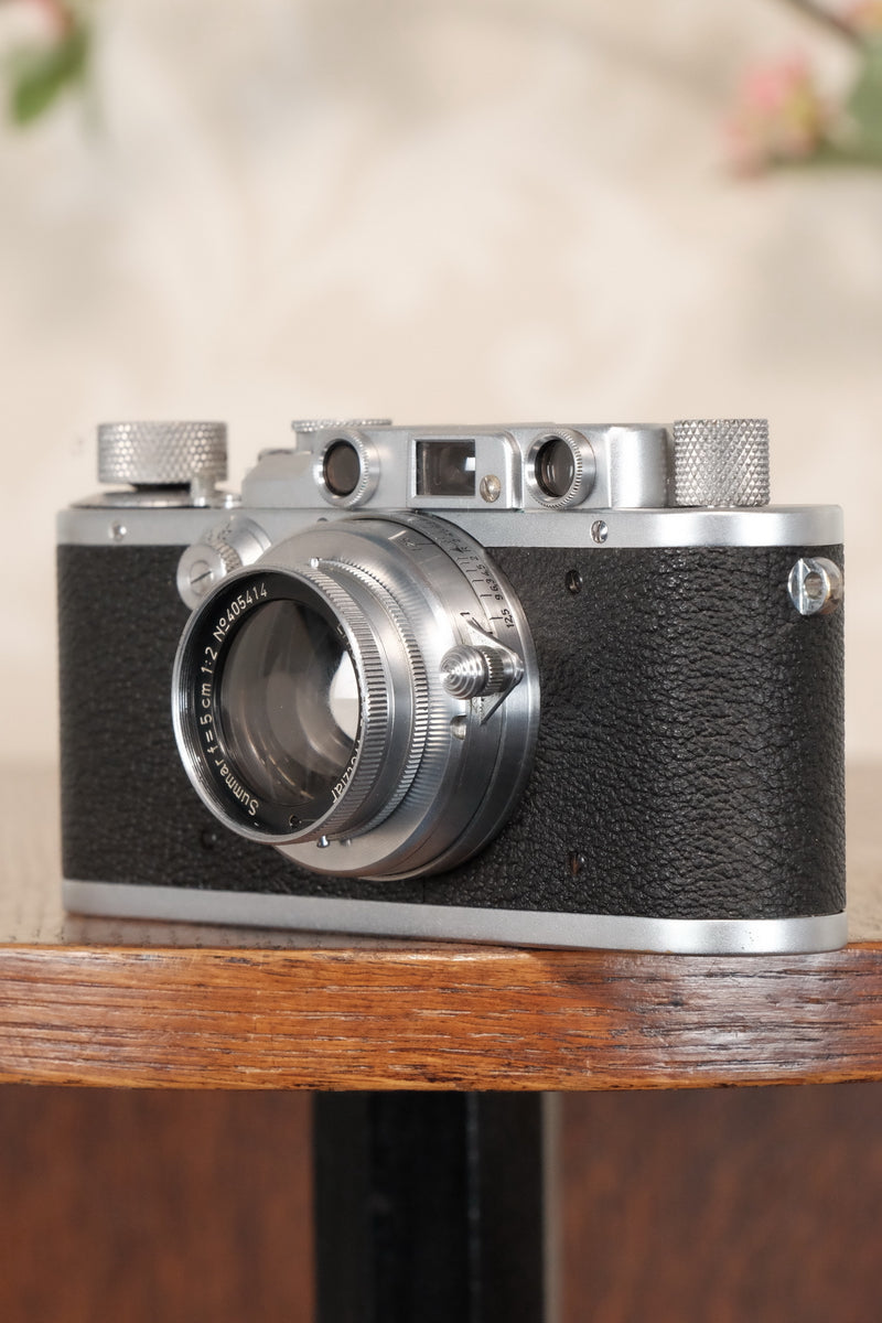 SUPERB! 1937 Leitz Leica IIIa, Freshly Serviced. CLA’d, Freshly Serviced! - Leitz- Petrakla Classic Cameras
