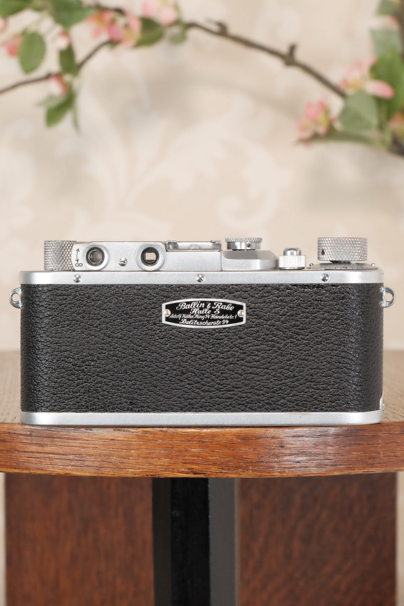 SUPERB! 1937 Leitz Leica IIIa, Freshly Serviced. CLA’d, Freshly Serviced! - Leitz- Petrakla Classic Cameras