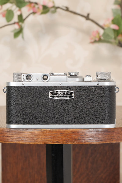 SUPERB! 1937 Leitz Leica IIIa, Freshly Serviced. CLA’d, Freshly Serviced! - Leitz- Petrakla Classic Cameras