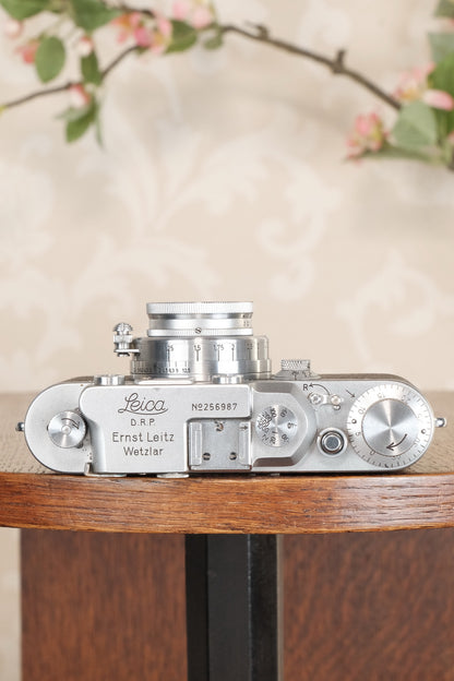 SUPERB! 1937 Leitz Leica IIIa, Freshly Serviced. CLA’d, Freshly Serviced! - Leitz- Petrakla Classic Cameras