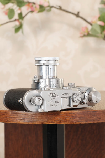 SUPERB! 1937 Leitz Leica IIIa, Freshly Serviced. CLA’d, Freshly Serviced! - Leitz- Petrakla Classic Cameras